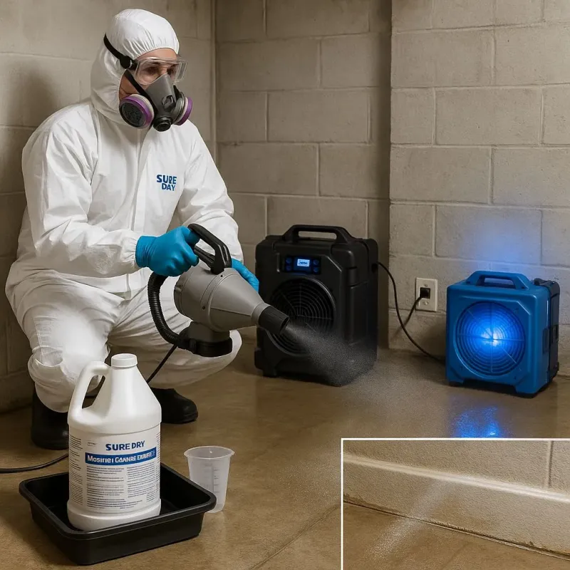 Sanitization and Odor Removal process in Fort Bend County, TX